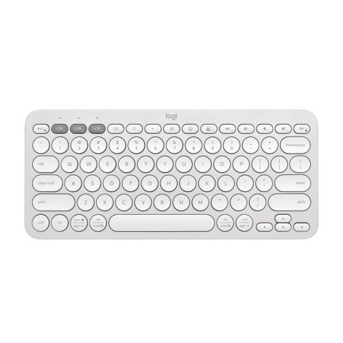 Logitech Pebble Keys 2 K380s, Multi-Device Bluetooth Wireless Keyboard with Customisable Shortcuts, Slim and Portable, Easy-Switch for Windows